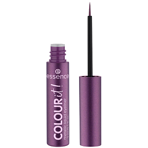 Essence Colour it! metalické tekuté očné linky 02 Dark Cherry 3 ml