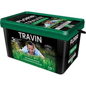 Floria Travin Kráľ trávnikov hnojivo na trávniky s účinkom proti burinám, 4 kg
