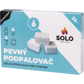 Solo petrolejový pevný podpalovač, 32 podpalov