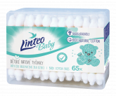 Linteo Baby jemné vatové tyčinky krabička 200 kusov