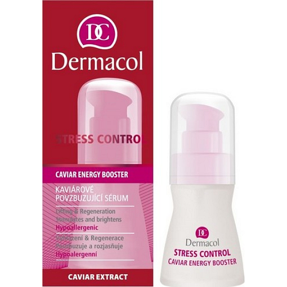 Dermacol Stress Control povzbudzujúce sérum s kaviárom 15 ml