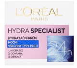 Loreal Paris Hydra Specialist nočný hydratačný krém pre všetky typy pleti 50 ml