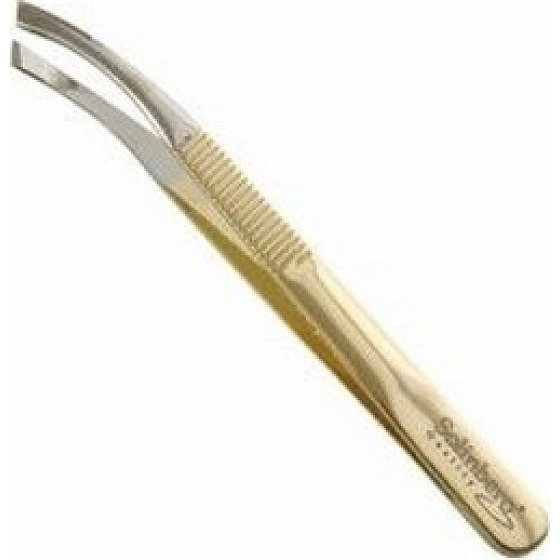 Solinberg Pinzeta šikmá strieborno-zlatá 8,5 cm 1 kus 251-G195