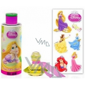 Disney Princess - Razpunzel sprchový gél 200 ml + parfum 20 ml + nálepky, kozmetická sada