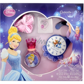 Disney Princess - Popelka toaletná voda 30 ml + mydlovej ruže 3 kusy + Visačka, Dievčenské kazeta