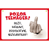 Nekupto Humor po Česku humorná ceduľka 15 x 10 cm 1 kus