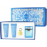 Versace Eau Fraiche Man toaletná voda 100 ml + sprchový gél 100 ml + balzam po holení 100 ml + prívesok na kľúč, darčeková sada