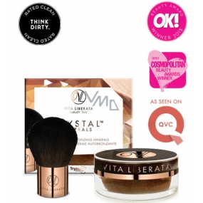 Vita Liberata Trystal Minerals Powder Samoopaľovacie minerálny púder s matujúcim efektom 02 Bronze 9 g