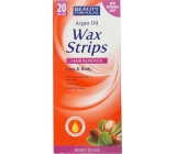 Beauty Formulas Arganový olej Wax Strips depilačné pásky na nohy a telo 20 kusov