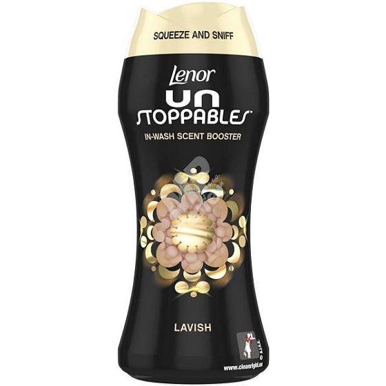 Lenor Unstoppables Lavish vonné perličky do práčky dodávajú prádlu intenzívnu sviežu vôňu až do ďalšieho prania 210 g