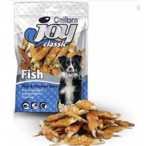 Calibra Joy Classic Ryba s kuracím plátkom doplnkové krmivo pre psov 80 g
