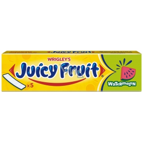 Wrigleys Juicy Fruit Watermelon - Melón žuvačky plátky 5 kusov 13 g