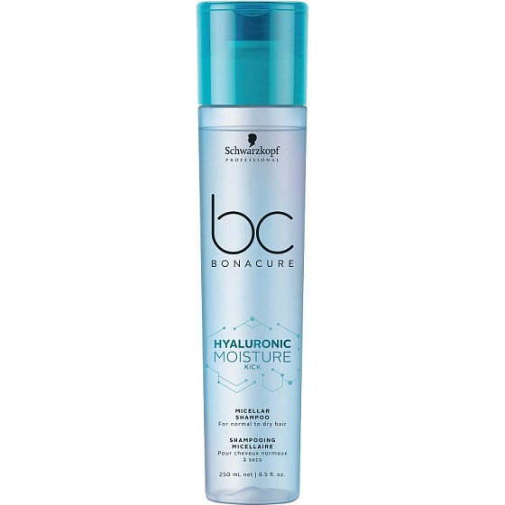 Schwarzkopf Professional BC Bonacure Hyaluronic Moisture Kick micelárny šampón pre normálne a suché vlasy 250 ml