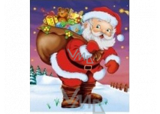 Press Igelitová taška 45 x 50 cm s uchom Santa Claus s darčekmi 1 kus