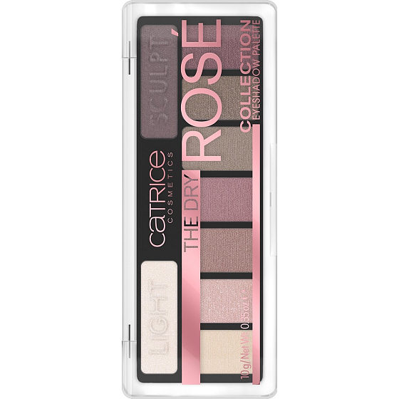Catrice The Dry Rosé Collection Eyeshadow Palette paleta očných tieňov 010 Rosé All Day 10 g