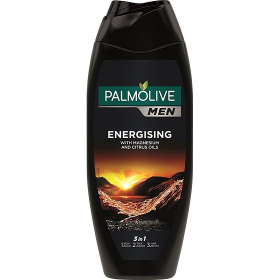 Palmolive Men Energising 3v1 sprchový gél na telo, tvár a vlasy 500 ml
