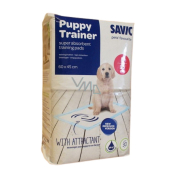Savic Puppy Trainer Plienky, výchovné podložky pre šteňatá, skvele absorbujúci 60 x 45 cm 30 kusov