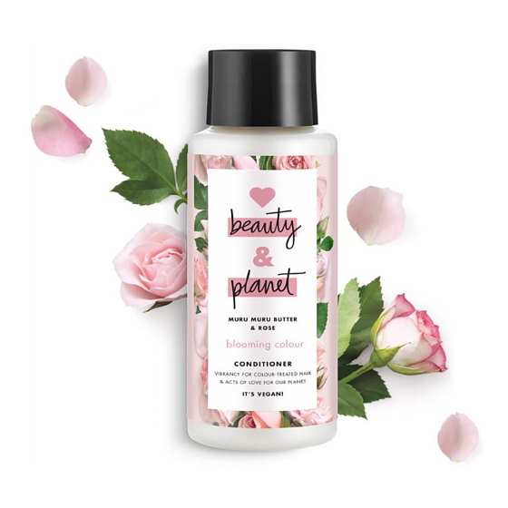 Love Beauty & Planet Murumurské maslo a Ruže kondicionér pre farbené vlasy 400 ml