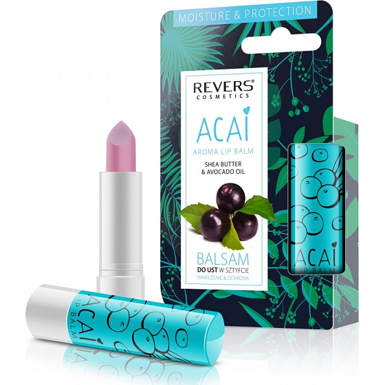 Reverz Aróma Lip Balm Acai balzam na pery s vôňou acai 4 g