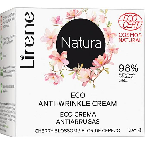Lirene Natura ECO Denný krém proti vráskam na omladenie pleti 50 ml