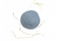 Bavlnený znovupoužiteľný odličovacie tampón svetlo šedý 7,5 - 8 cm 1 kus