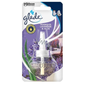 Glade Elektrický vonný olej Tranquil Lavender & Aloe tekutá náplň do elektrického osviežovača vzduchu 20 ml