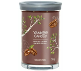 Yankee Candle Praline & Birch - Sviečka s vôňou praliniek a brezy Signature Tumbler veľké sklo 2 knôty 567 g