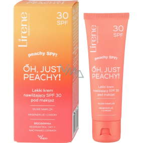 Lirene Oh, just Peachy SPF30 ľahký hydratačný krém pod make-up 50 ml