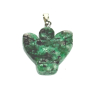 Anyolot / Ruby v zoisite Anjel, anjelské krídla prívesok prírodný kameň ručne brúsený 25 x 21 x 5 mm, odbúrava stres