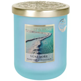 Heart & Home Scent of the Sea Sójová sviečka veľká horí až 75 hodín 320 g