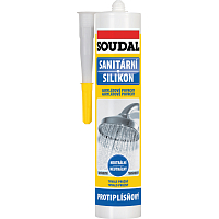 Soudal sanitárny silikón neutrálny, transparentný, 280 ml
