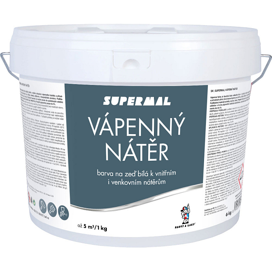Supermal vápenný nátěr 6 kg