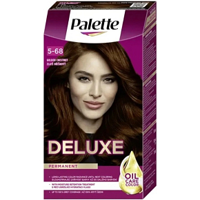 Schwarzkop Palette Deluxe farba na vlasy, 5-68 zlatavo orechový, 50 ml