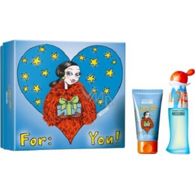 Moschino I Love Love toaletná voda pre ženy 30 ml + telové mlieko 50 ml, darčeková sada 2015