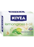 Nivea Lemongrass & Oil krémové toaletné mydlo 100 g