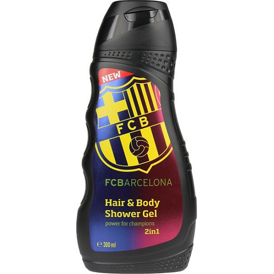 FC Barcelona 2 v 1 sprchový gél a šampón 300 ml