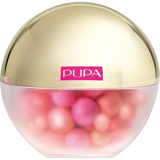 Pupa Dot Shock Blush tvárenka vo viacfarebných perleťových guličkách 001 Dot Macarones 22 g