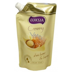 Luksja Creamy Honey & Oat Milk tekuté mydlo náhradná náplň 400 ml
