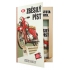 Bohemia Gifts Retro motorka sprchový gél 200 ml + šampón 200 ml s príjemnou pánskou vôňou, kniha kozmetická sada pre mužov