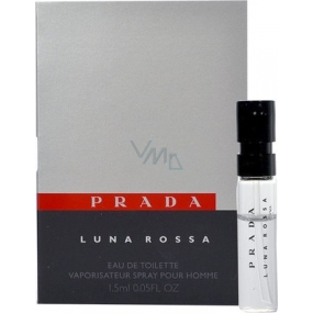 Prada Luna Rossa toaletná voda pre mužov 1,5 ml s rozprašovačom, vialka