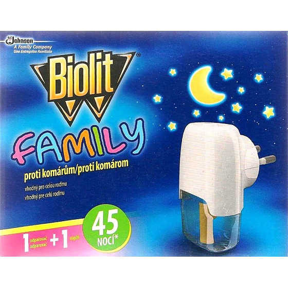 Biolit Family Elektrický odparovač proti komárom 27 ml