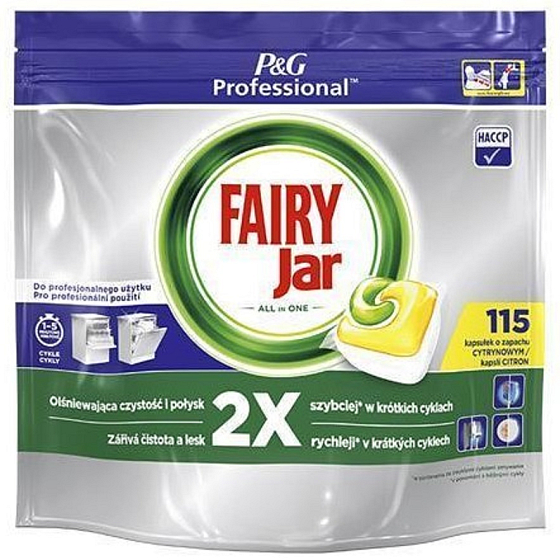Kapsule do umývačky riadu Jar Fairy All in One 115 ks