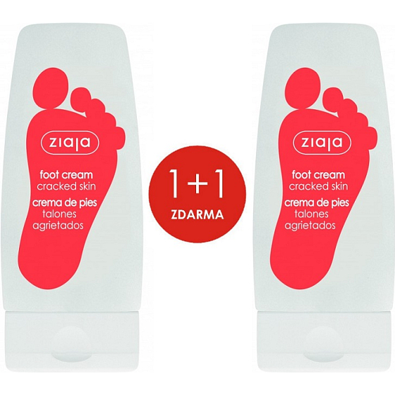Ziaja Foot Cream Cracked Skin krém na popraskaná chodidlá 2 x 60 ml, duopack