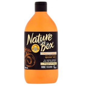 Nature Box Marhuľa Vitamínový antioxidant kondicionér oplachový sa 100% za studena lisovaným olejom, vhodné pre vegánov 385 ml
