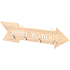 Nekupto Home Decor Drevená dekoračné šípka Happy Moments 40 cm