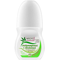 Bion Cosmetics Invisible for Zelený antiperspirant dezodorant roll-on pre ženy 80 ml