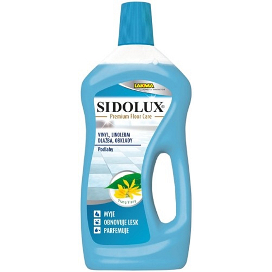 Sidolux Premium Floor Care Ylang Ylang špeciálny prostriedok na umývanie vinylových podláh, linolea, dlažby, keramických obkladov 750 ml