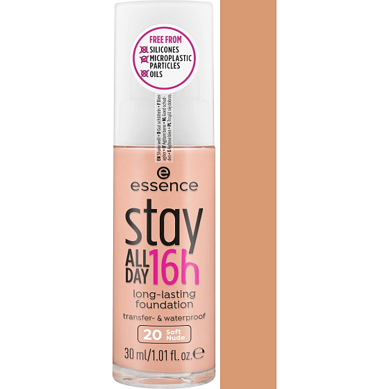 Essence Stay All Day 16h Dlhotrvajúci make-up 20 Soft Nude 30 ml