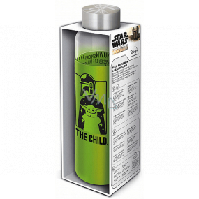 Epee Merch Star Wars - Mandalorian Sklenená fľaša so silikónovým obalom 585 ml