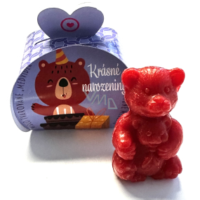 NeoCos Krásne narodeniny Medvedík Toaletné mydlo s vôňou 30 g
